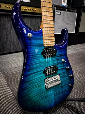 Ernie Ball Music Man - John Petrucci JP15 Electric Guitar - Cerulean Blue 4